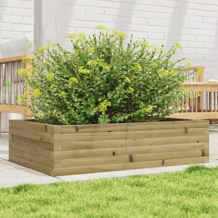 Fioriera da Giardino 90x60x23 cm in Legno di Pino Impregnato 847237