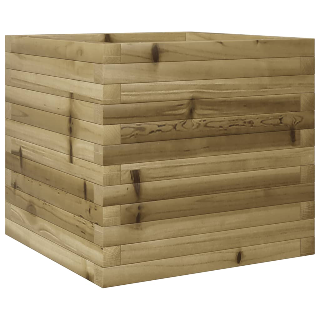 Fioriera da Giardino 50x50x45,5 cm in Legno di Pino Impregnato 847247