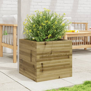 Fioriera da Giardino 50x50x45,5 cm in Legno di Pino Impregnato 847247