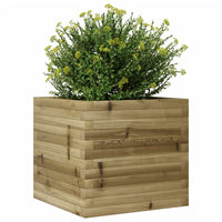 Fioriera da Giardino 50x50x45,5 cm in Legno di Pino Impregnato 847247