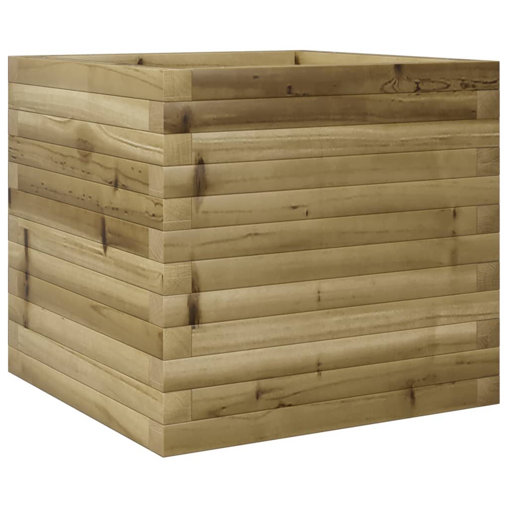 Fioriera da Giardino 50x50x45,5 cm in Legno di Pino Impregnato 847247