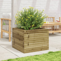 Fioriera da Giardino 60x60x45,5 cm in Legno di Pino Impregnato 847252