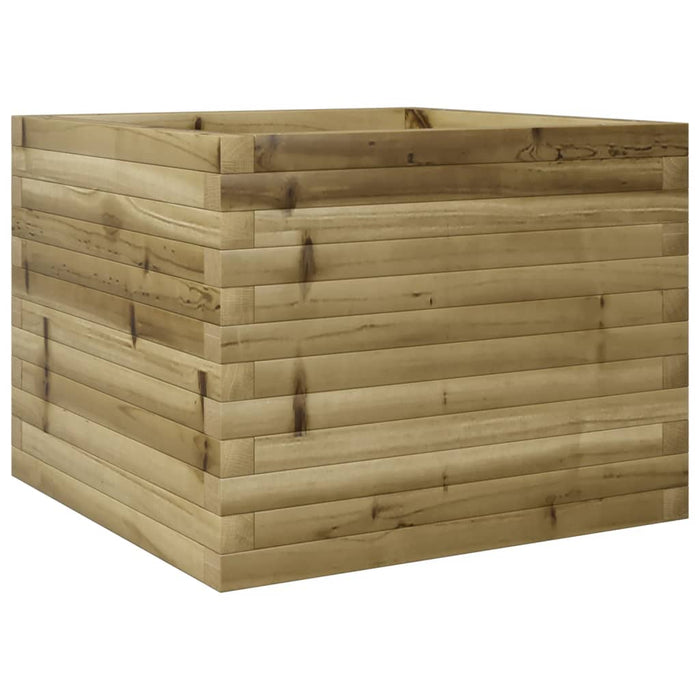 Fioriera da Giardino 60x60x45,5 cm in Legno di Pino Impregnato 847252