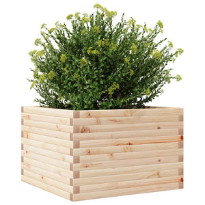 Fioriera da Giardino 70x70x45,5 cm in Legno Massello di Pino 847253