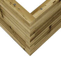 Fioriera da Giardino 70x70x45,5 cm in Legno di Pino Impregnato 847257