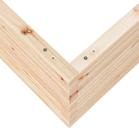 Fioriera da Giardino 80x80x45,5 cm in Legno Massello di Pino 847258