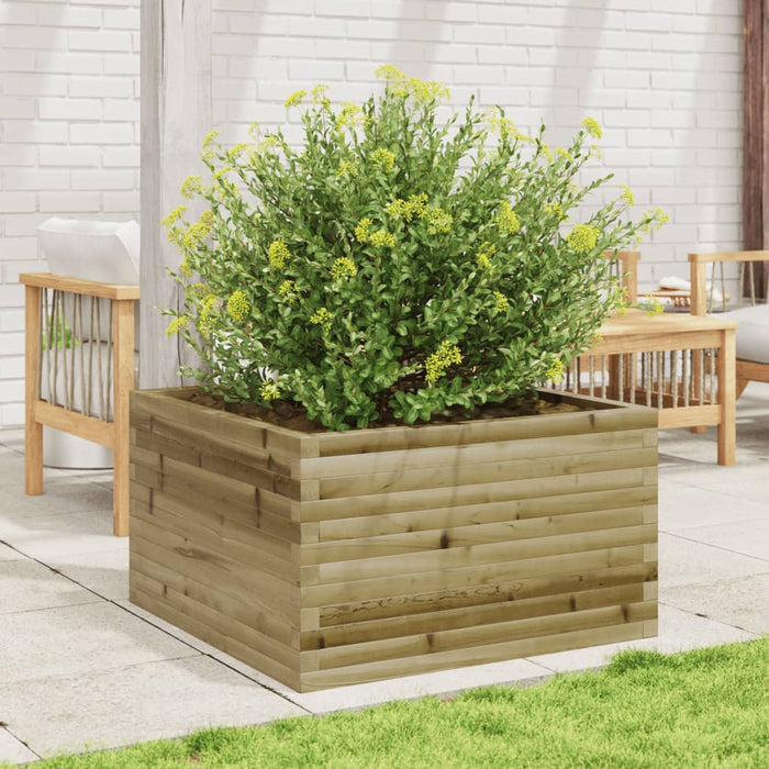 Fioriera da Giardino 80x80x45,5 cm in Legno di Pino Impregnato 847262