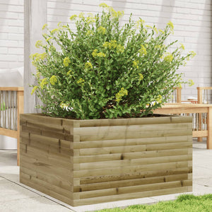 Fioriera da Giardino 80x80x45,5 cm in Legno di Pino Impregnato 847262