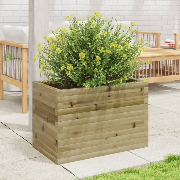 Fioriera da Giardino 70x40x45,5 cm in Legno di Pino Impregnato 847267