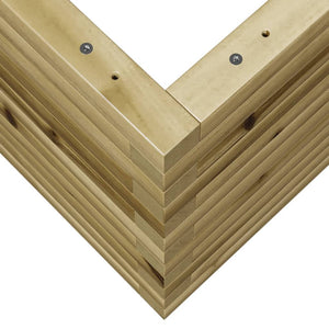 Fioriera da Giardino 70x40x45,5 cm in Legno di Pino Impregnato 847267