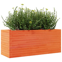 Fioriera Giardino 110x40x45,5cm Legno Massello Pino 847275