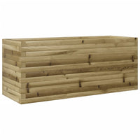 Fioriera da Giardino 110x40x45,5 cm in Legno di Pino Impregnato 847277