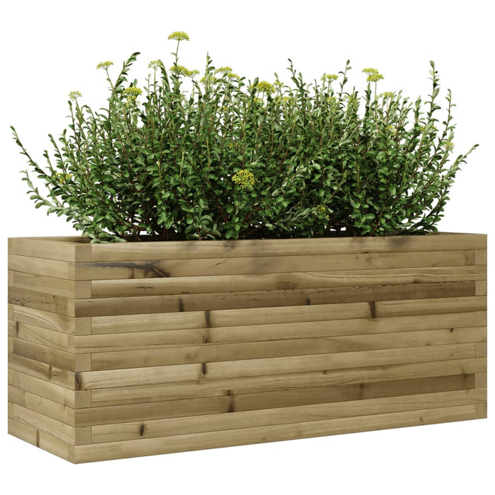 Fioriera da Giardino 110x40x45,5 cm in Legno di Pino Impregnato 847277