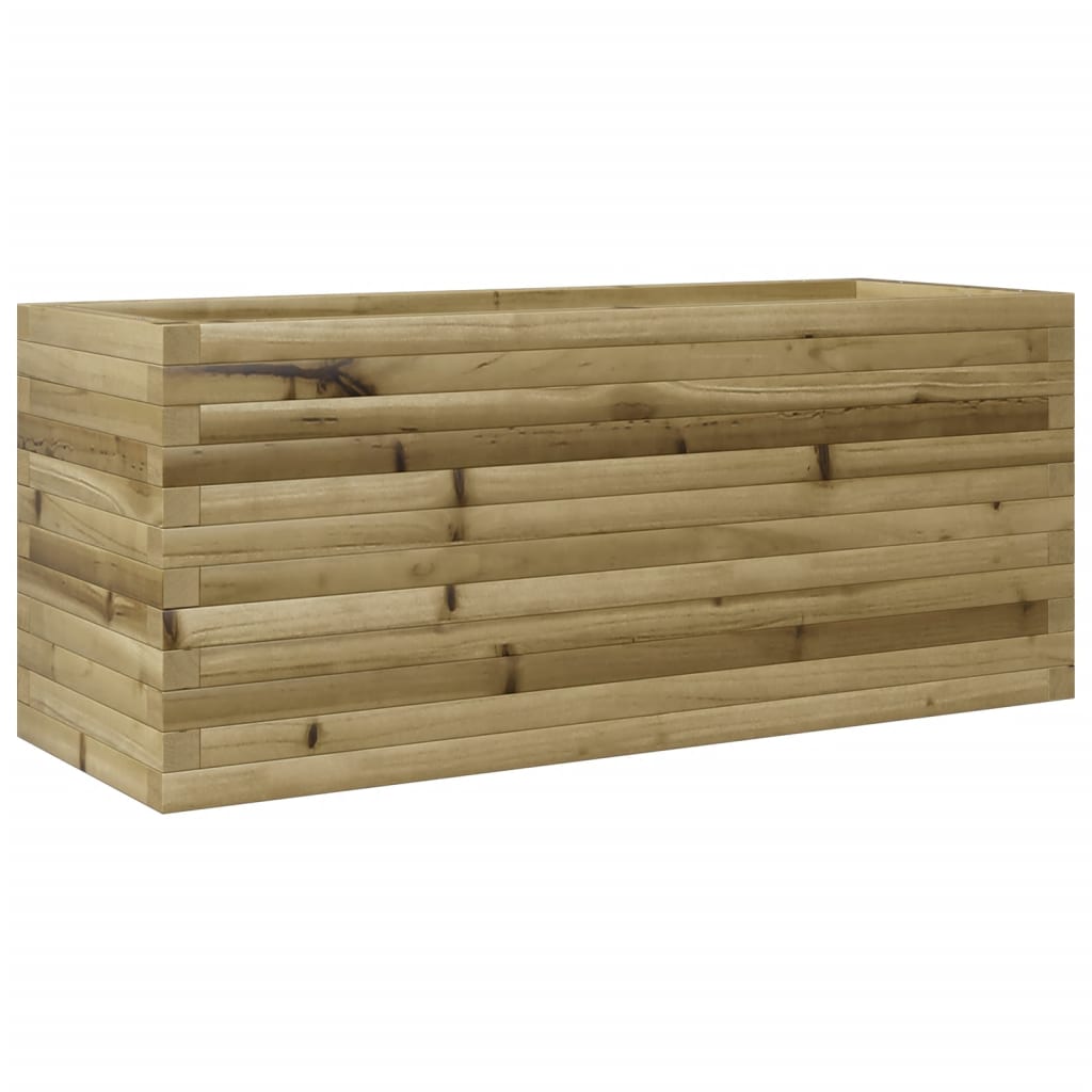 Fioriera da Giardino 110x40x45,5 cm in Legno di Pino Impregnato 847277