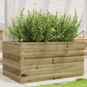 Fioriera da Giardino 90x60x45,5 cm in Legno di Pino Impregnato 847282