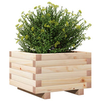 Fioriera da Giardino 40x40x26,5 cm in Legno Massello di Pino 847288