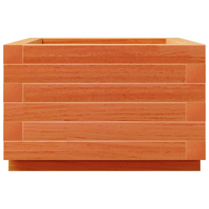 Fioriera Giardino Marrone Cera 40x40x26,5cm Legno Massello Pino 847290