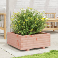 Fioriera da Giardino 60x60x26,5 cm in Legno Massello di Douglas 847301