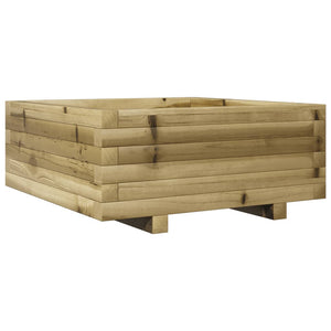 Fioriera da Giardino 60x60x26,5 cm in Legno di Pino Impregnato 847302