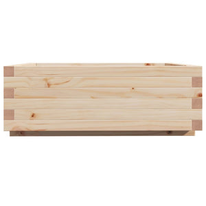 Fioriera da Giardino 70x70x26,5 cm in Legno Massello di Pino 847303