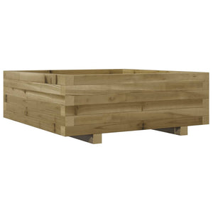 Fioriera da Giardino 70x70x26,5 cm in Legno di Pino Impregnato 847307