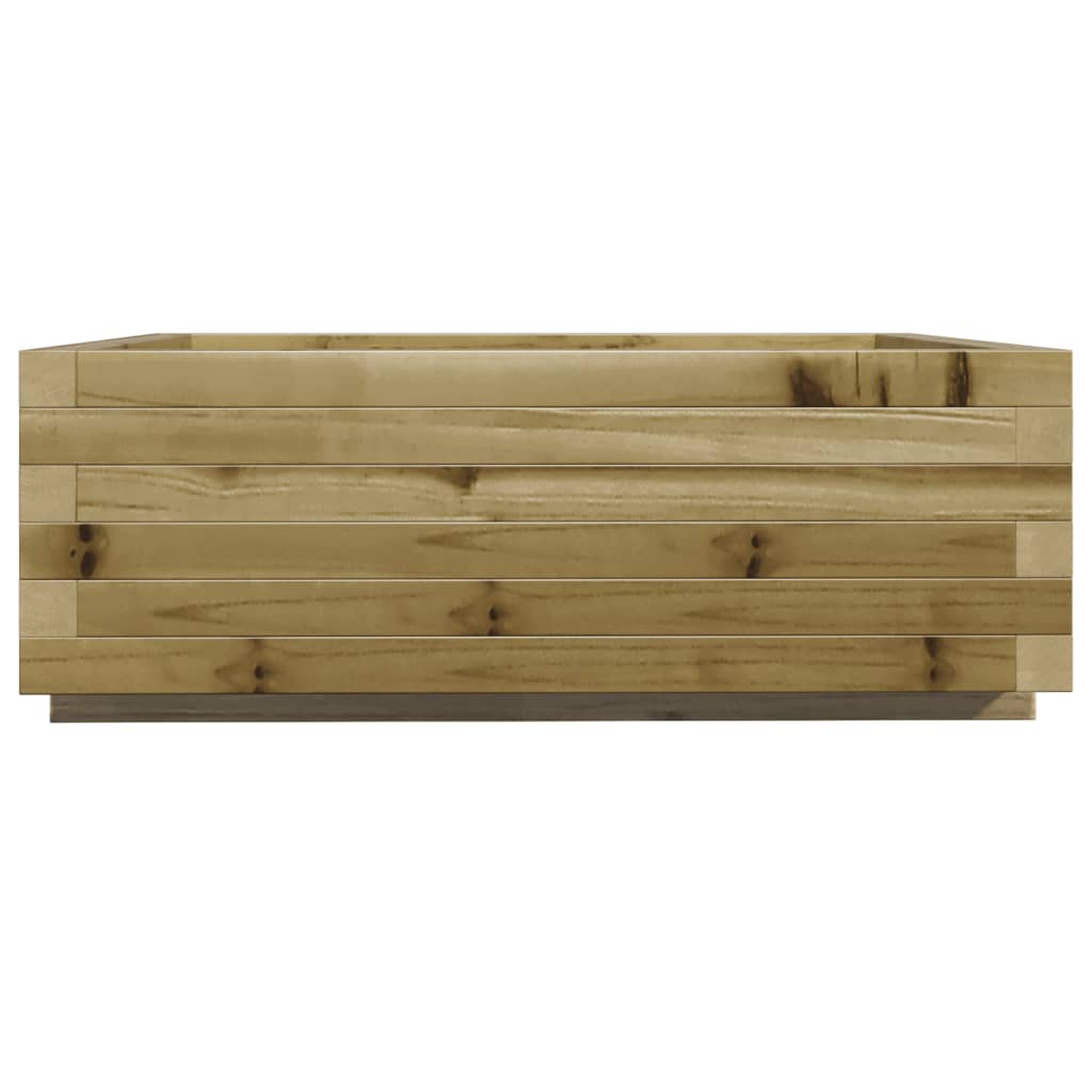 Fioriera da Giardino 70x70x26,5 cm in Legno di Pino Impregnato 847307