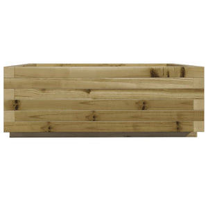 Fioriera da Giardino 70x70x26,5 cm in Legno di Pino Impregnato 847307