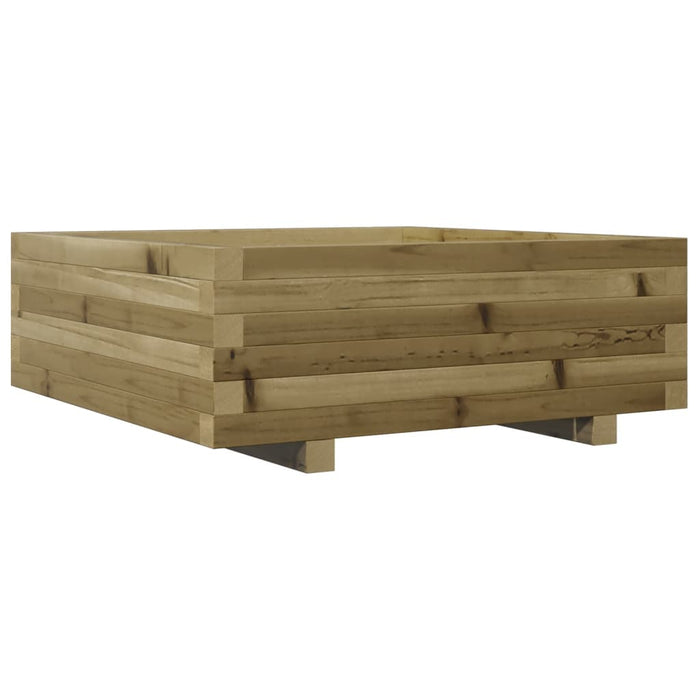 Fioriera da Giardino 70x70x26,5 cm in Legno di Pino Impregnato 847307