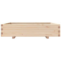 Fioriera da Giardino 110x110x26,5 cm in Legno Massello di Pino 847323