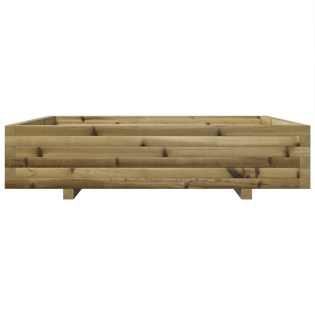 Fioriera da Giardino 110x110x26,5cm in Legno di Pino Impregnato 847327