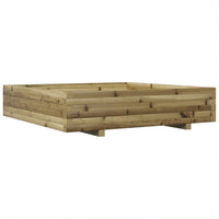 Fioriera da Giardino 110x110x26,5cm in Legno di Pino Impregnato 847327