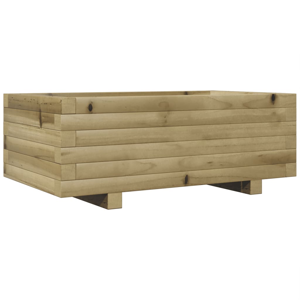 Fioriera da Giardino 70x40x26,5 cm in Legno di Pino Impregnato 847332