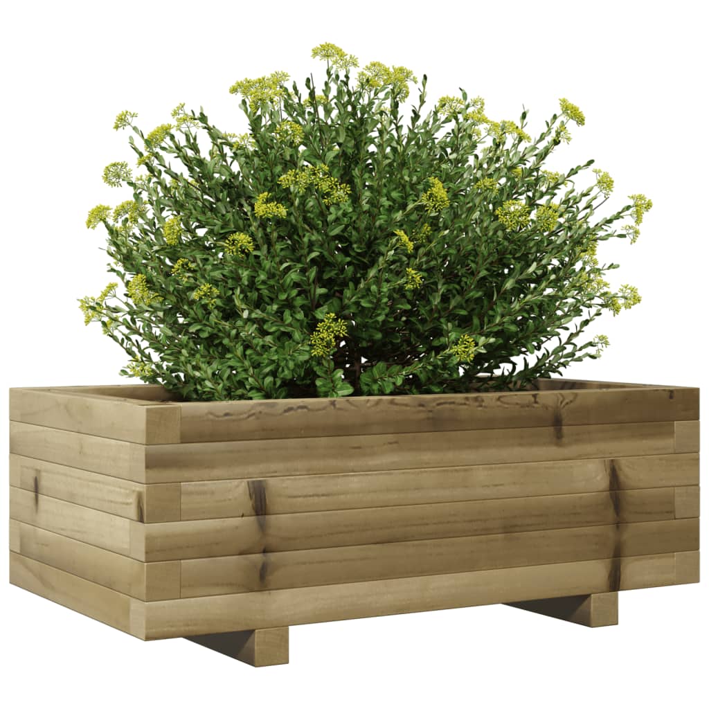 Fioriera da Giardino 70x40x26,5 cm in Legno di Pino Impregnato 847332