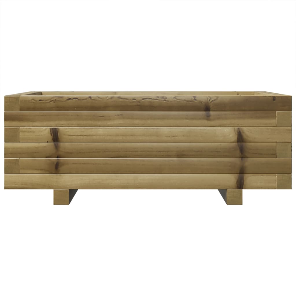 Fioriera da Giardino 70x40x26,5 cm in Legno di Pino Impregnato 847332