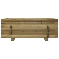 Fioriera da Giardino 70x40x26,5 cm in Legno di Pino Impregnato 847332