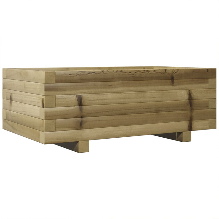 Fioriera da Giardino 70x40x26,5 cm in Legno di Pino Impregnato 847332