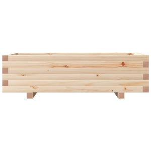 Fioriera da Giardino 90x40x26,5 cm in Legno Massello di Pino 847333