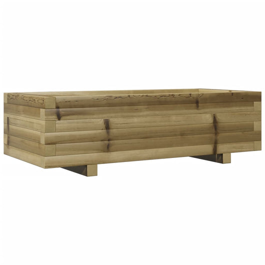 Fioriera da Giardino 90x40x26,5 cm in Legno di Pino Impregnato 847337