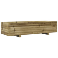 Fioriera da Giardino 110x40x26,5 cm in Legno di Pino Impregnato 847342