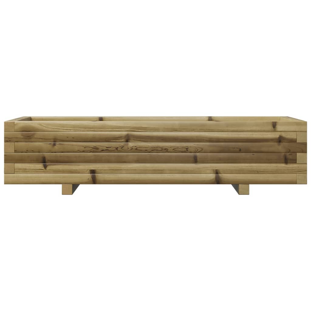 Fioriera da Giardino 110x40x26,5 cm in Legno di Pino Impregnato 847342