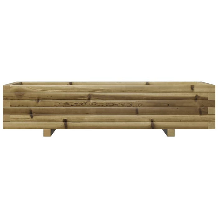 Fioriera da Giardino 110x40x26,5 cm in Legno di Pino Impregnato 847342