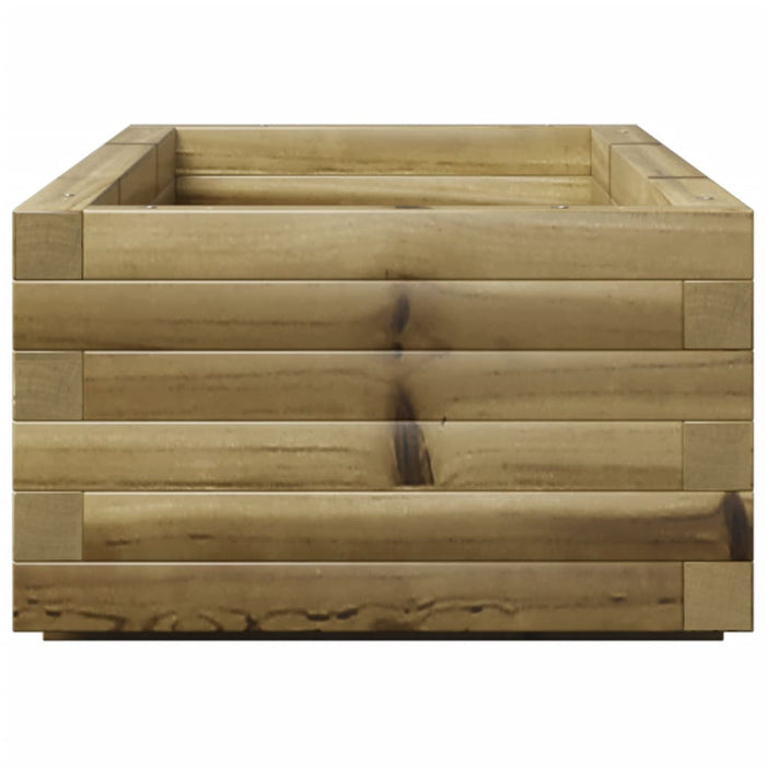 Fioriera da Giardino 110x40x26,5 cm in Legno di Pino Impregnato 847342