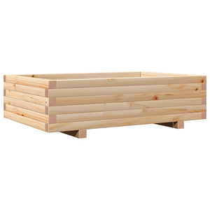 Fioriera da Giardino 90x60x26,5 cm in Legno Massello di Pino 847343