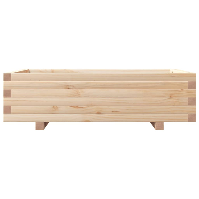 Fioriera da Giardino 90x60x26,5 cm in Legno Massello di Pino 847343