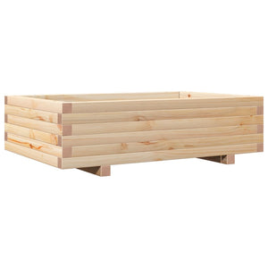 Fioriera da Giardino 90x60x26,5 cm in Legno Massello di Pino 847343