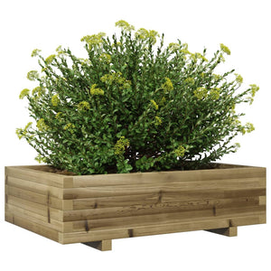 Fioriera da Giardino 90x60x26,5 cm in Legno di Pino Impregnato 847347