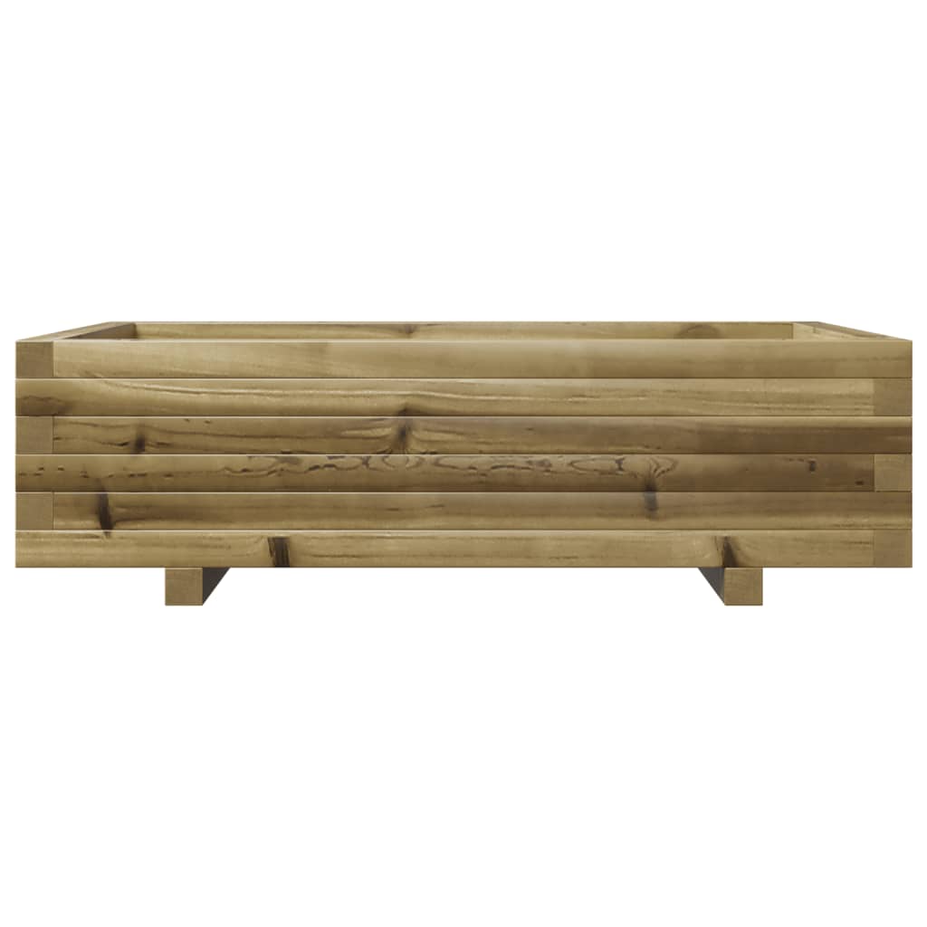 Fioriera da Giardino 90x60x26,5 cm in Legno di Pino Impregnato 847347