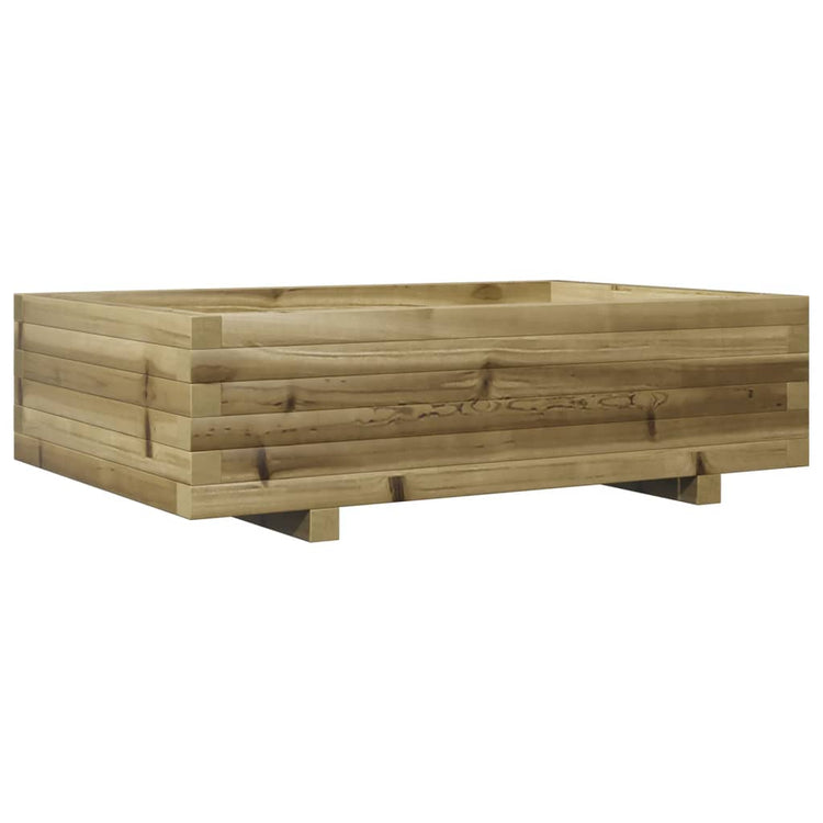 Fioriera da Giardino 90x60x26,5 cm in Legno di Pino Impregnato 847347