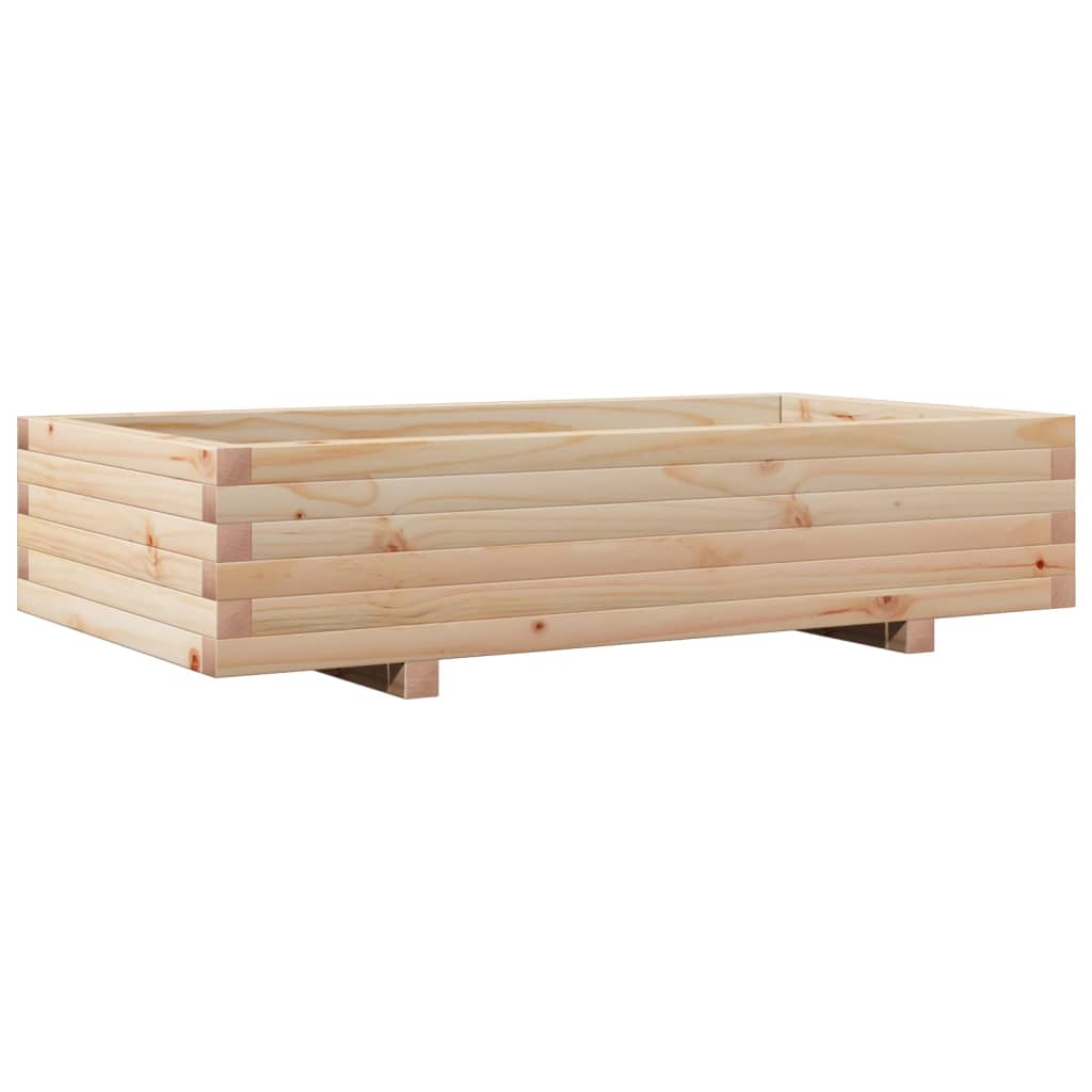 Fioriera da Giardino 110x60x26,5 cm in Legno Massello di Pino 847348