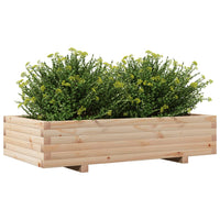 Fioriera da Giardino 110x60x26,5 cm in Legno Massello di Pino 847348